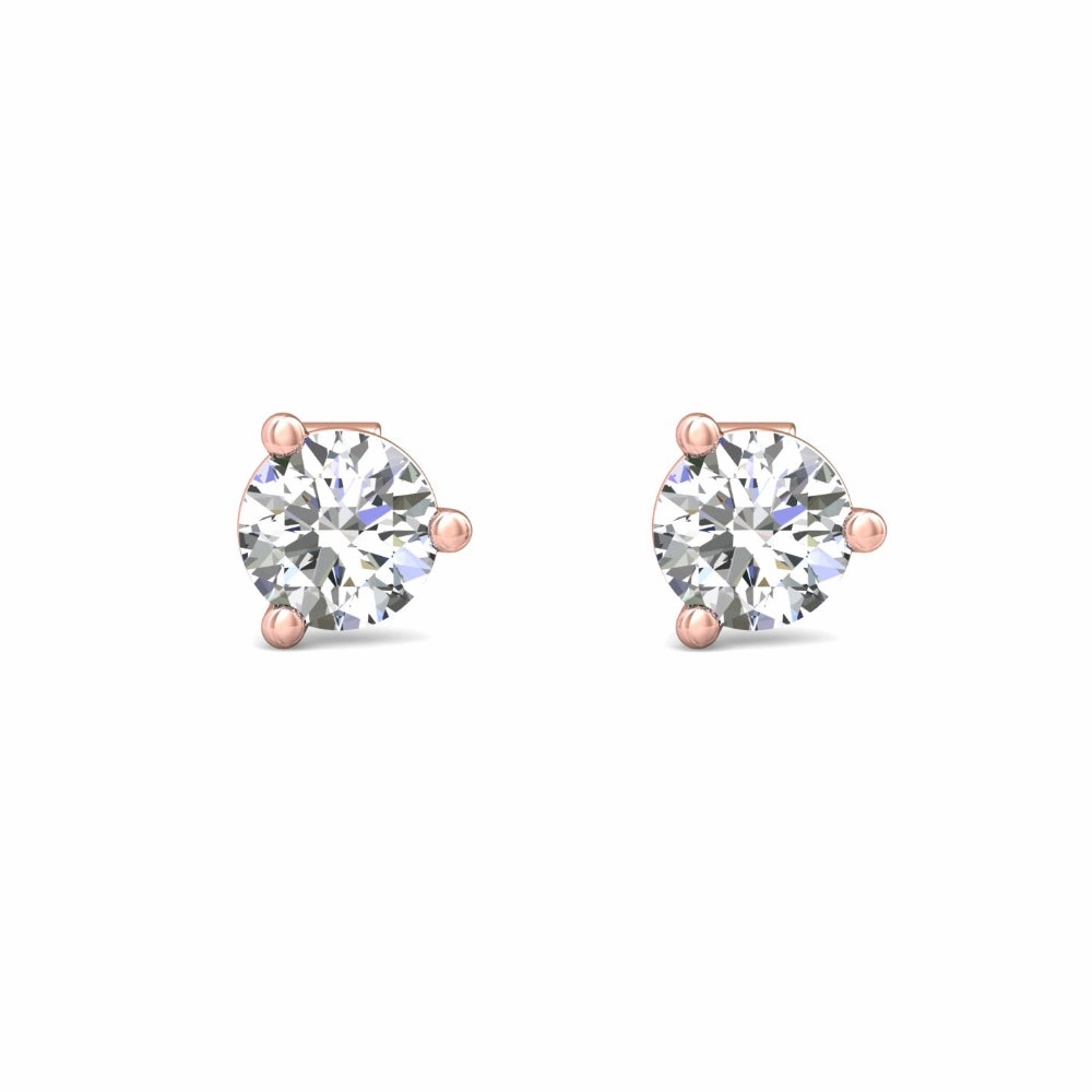 Smyth Diamond Classics 18k Gold Diamond Stud Earrings