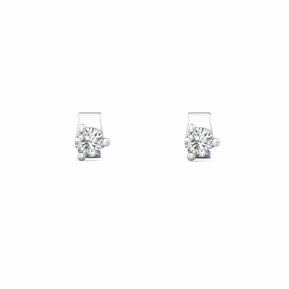 Smyth Diamond Classics 18k Gold Diamond Stud Earrings