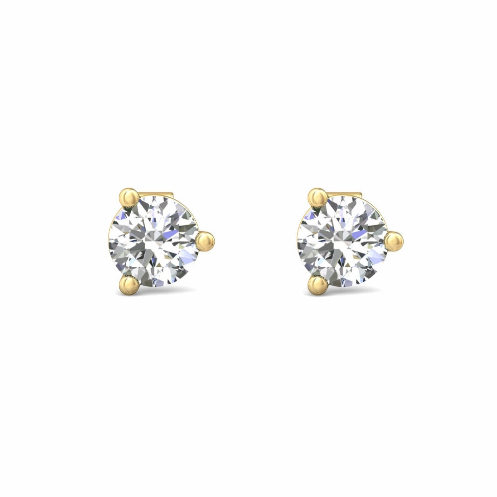 Smyth Diamond Classics 18k Gold Diamond Stud Earrings