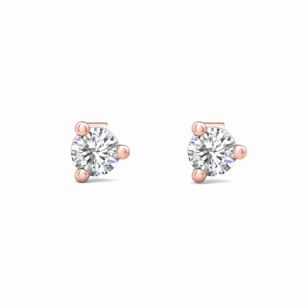 Smyth Diamond Classics 18k Gold Diamond Stud Earrings