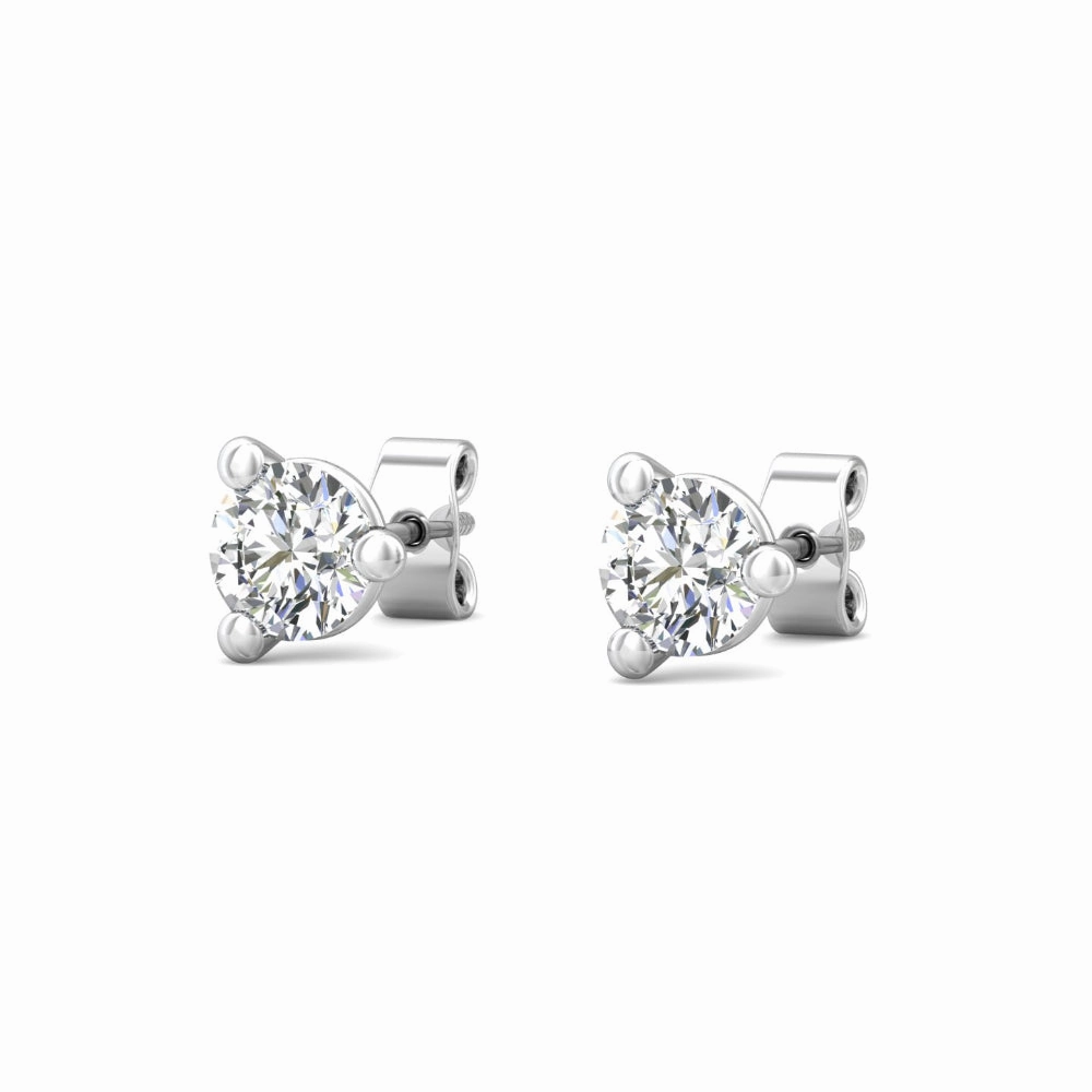 Smyth Diamond Classics 18k Gold Diamond Stud Earrings
