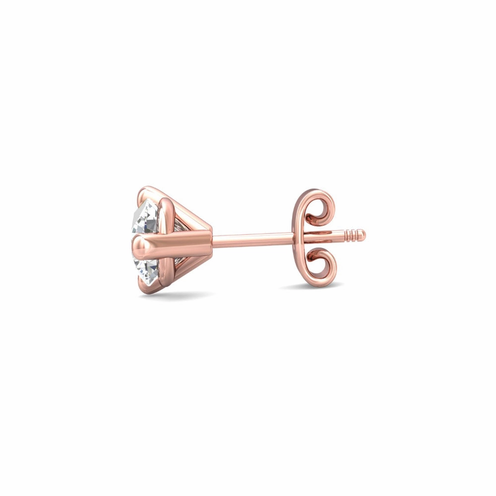 Smyth Diamond Classics 18k Gold Diamond Stud Earrings