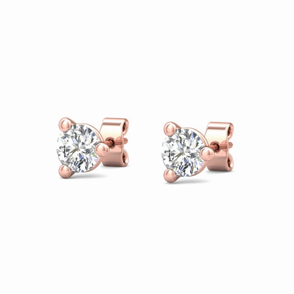 Smyth Diamond Classics 18k Gold Diamond Stud Earrings