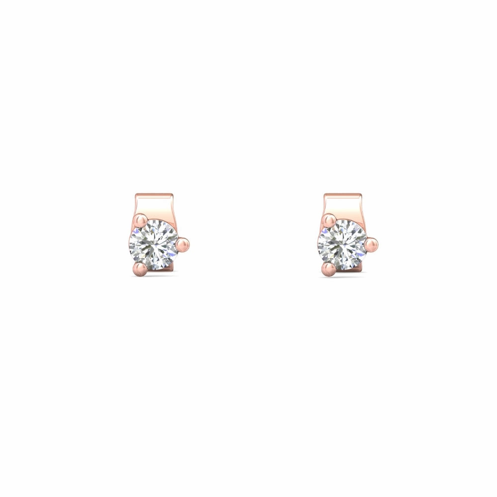 Smyth Diamond Classics 18k Gold Diamond Stud Earrings