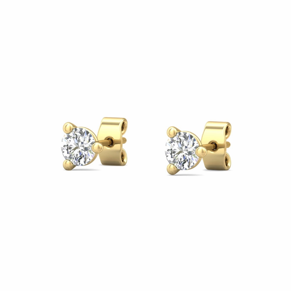Smyth Diamond Classics 18k Gold Diamond Stud Earrings