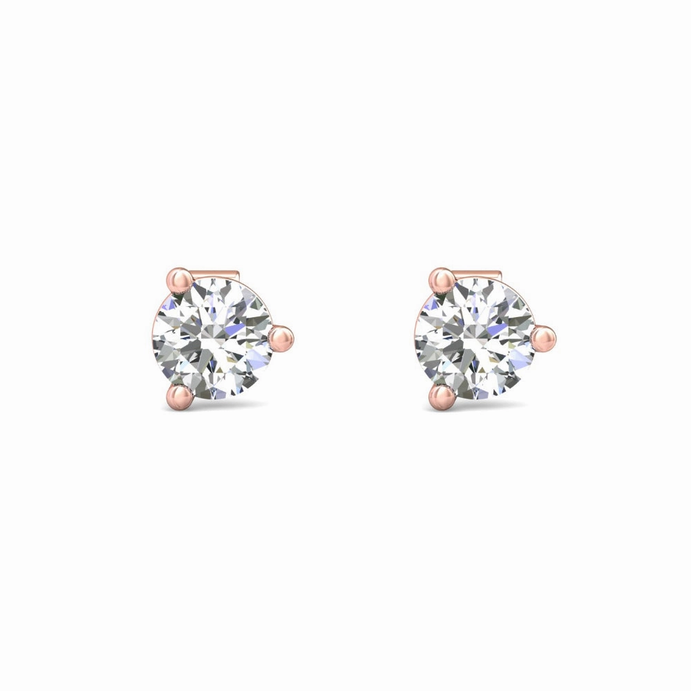 Smyth Diamond Classics 18k Gold Diamond Stud Earrings