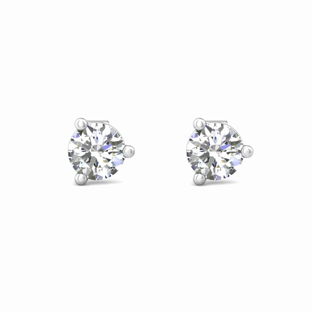 Smyth Diamond Classics 18k Gold Diamond Stud Earrings