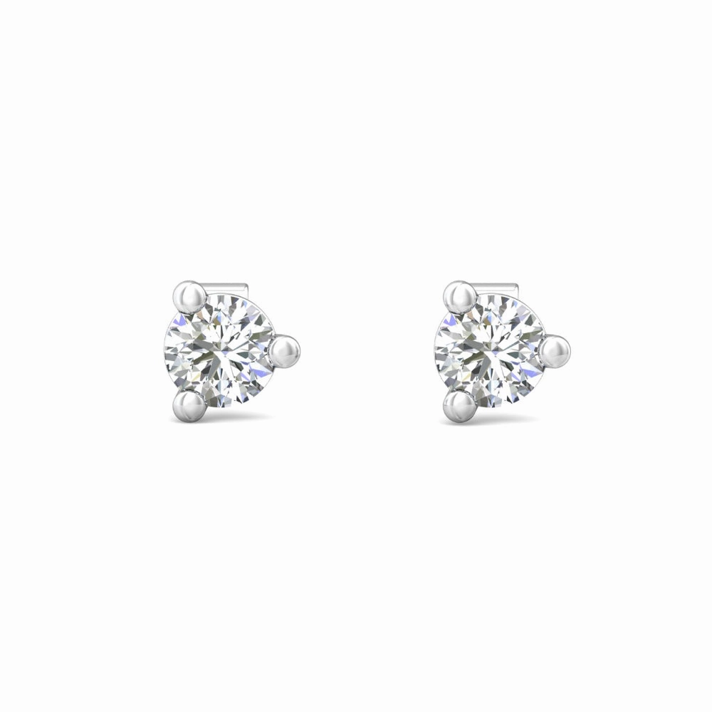 Smyth Diamond Classics 18k Gold Diamond Stud Earrings