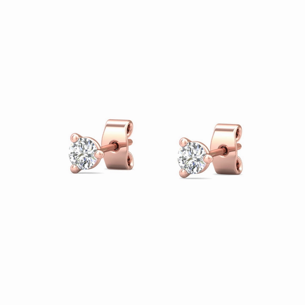 Smyth Diamond Classics 18k Gold Diamond Stud Earrings