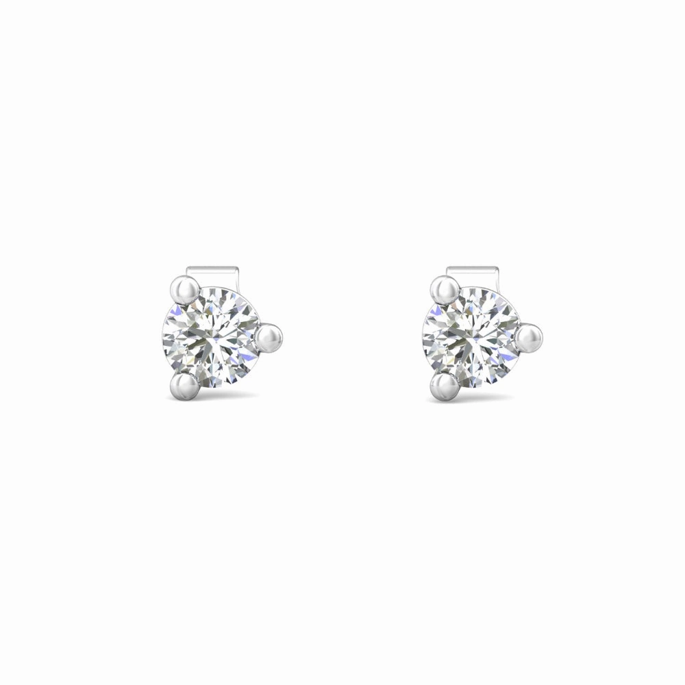 Smyth Diamond Classics 18k Gold Diamond Stud Earrings