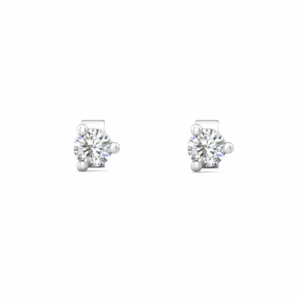 Smyth Diamond Classics 18k Gold Diamond Stud Earrings