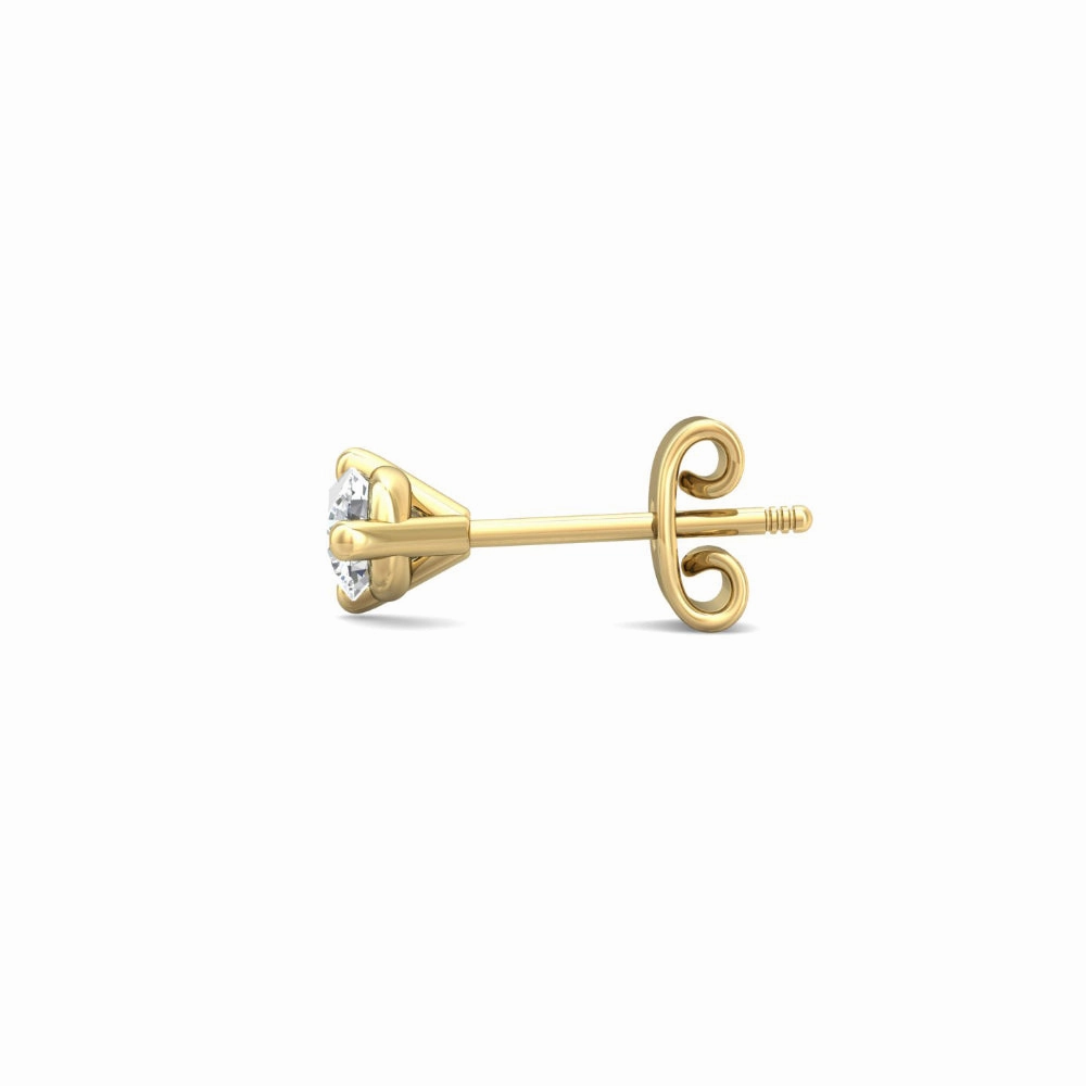 Smyth Diamond Classics 18k Gold Diamond Stud Earrings