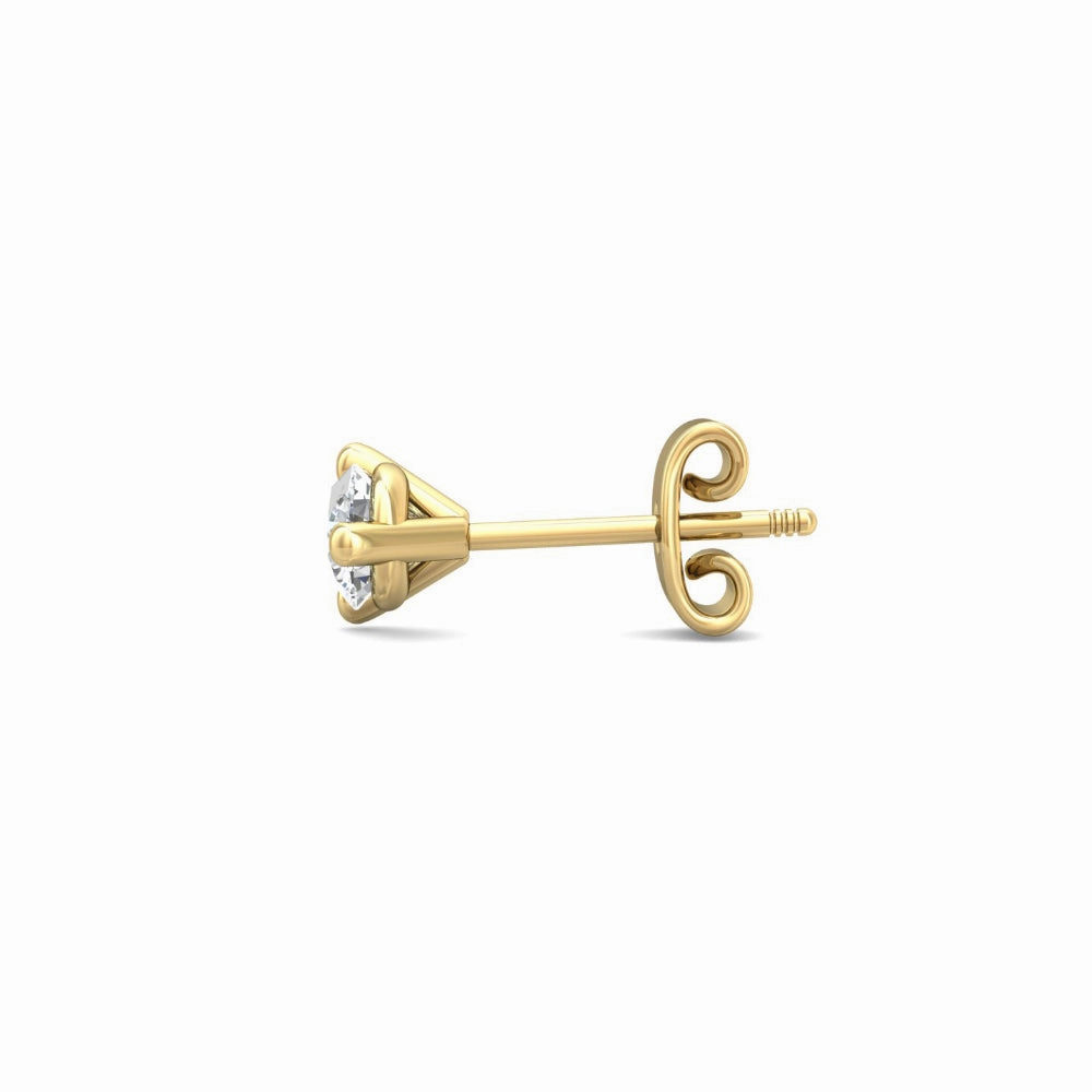 Smyth Diamond Classics 18k Gold Diamond Stud Earrings