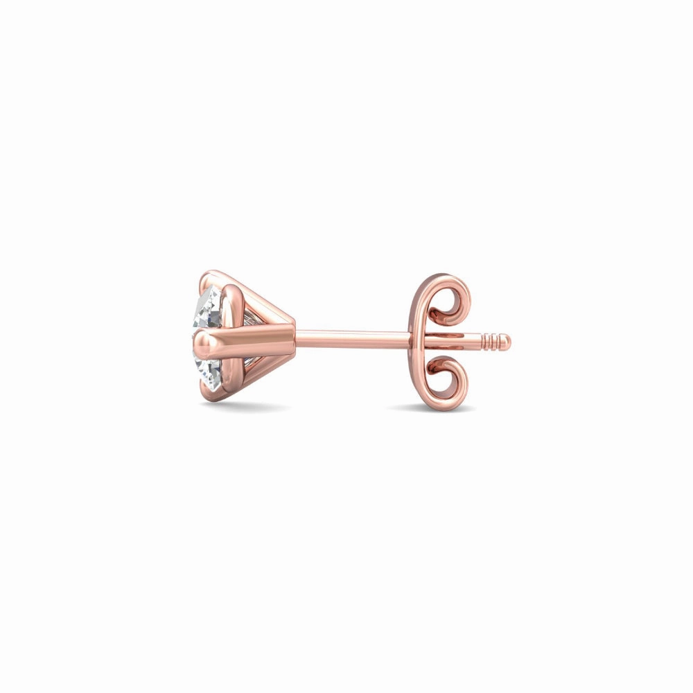 Smyth Diamond Classics 18k Gold Diamond Stud Earrings
