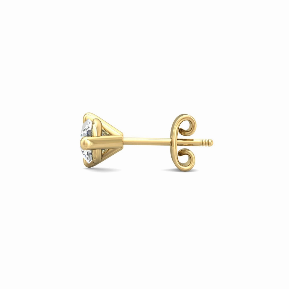 Smyth Diamond Classics 18k Gold Diamond Stud Earrings