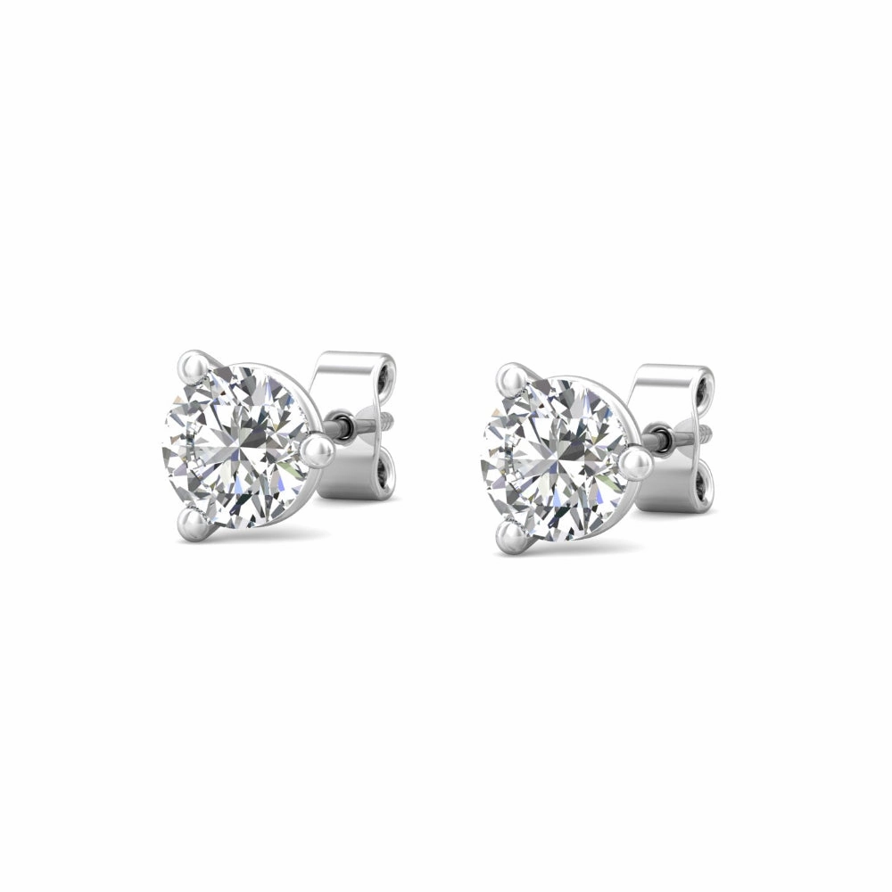 Smyth Diamond Classics 18k Gold Diamond Stud Earrings