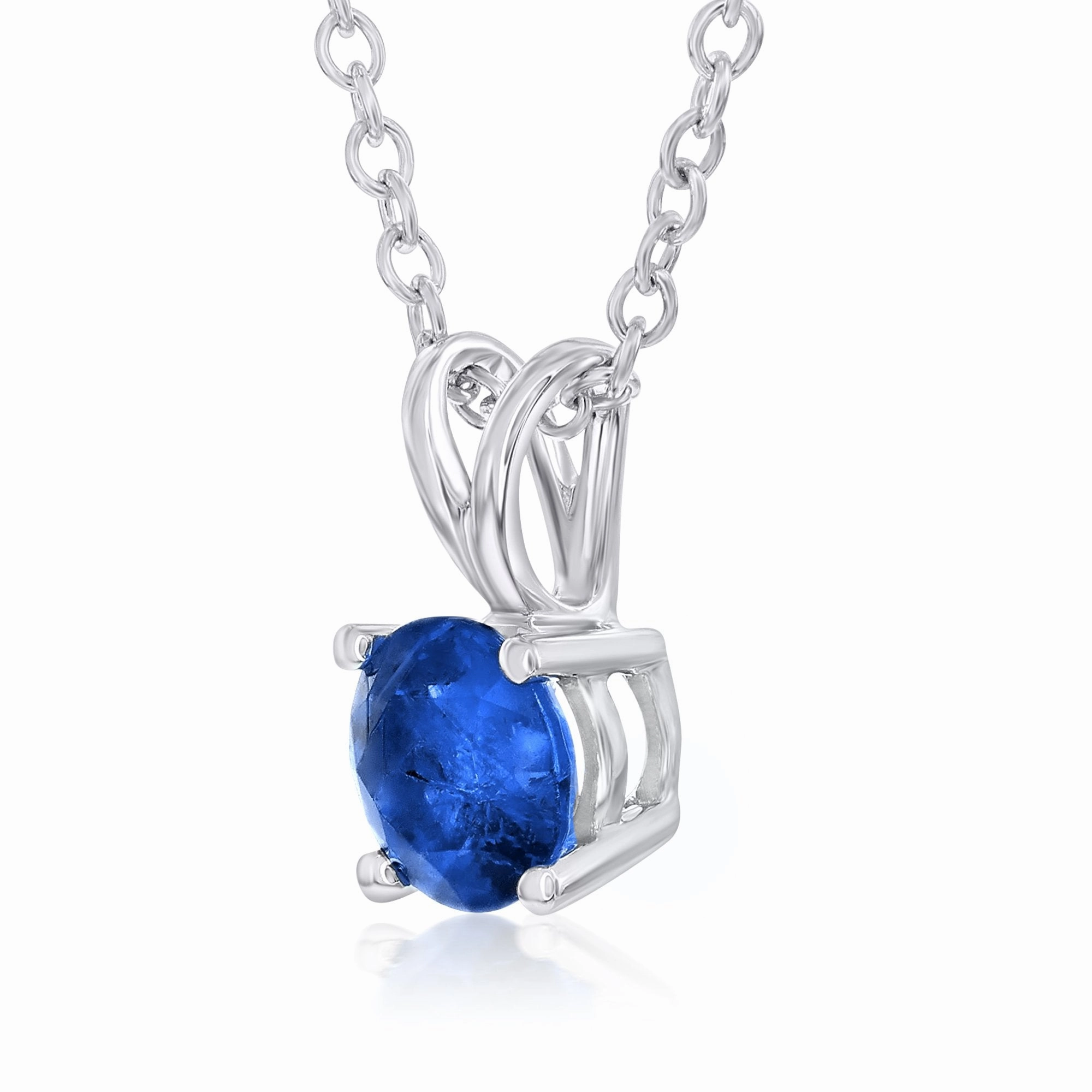 Smyth Jewelers 18k Gold Sapphire Pendant Necklace
