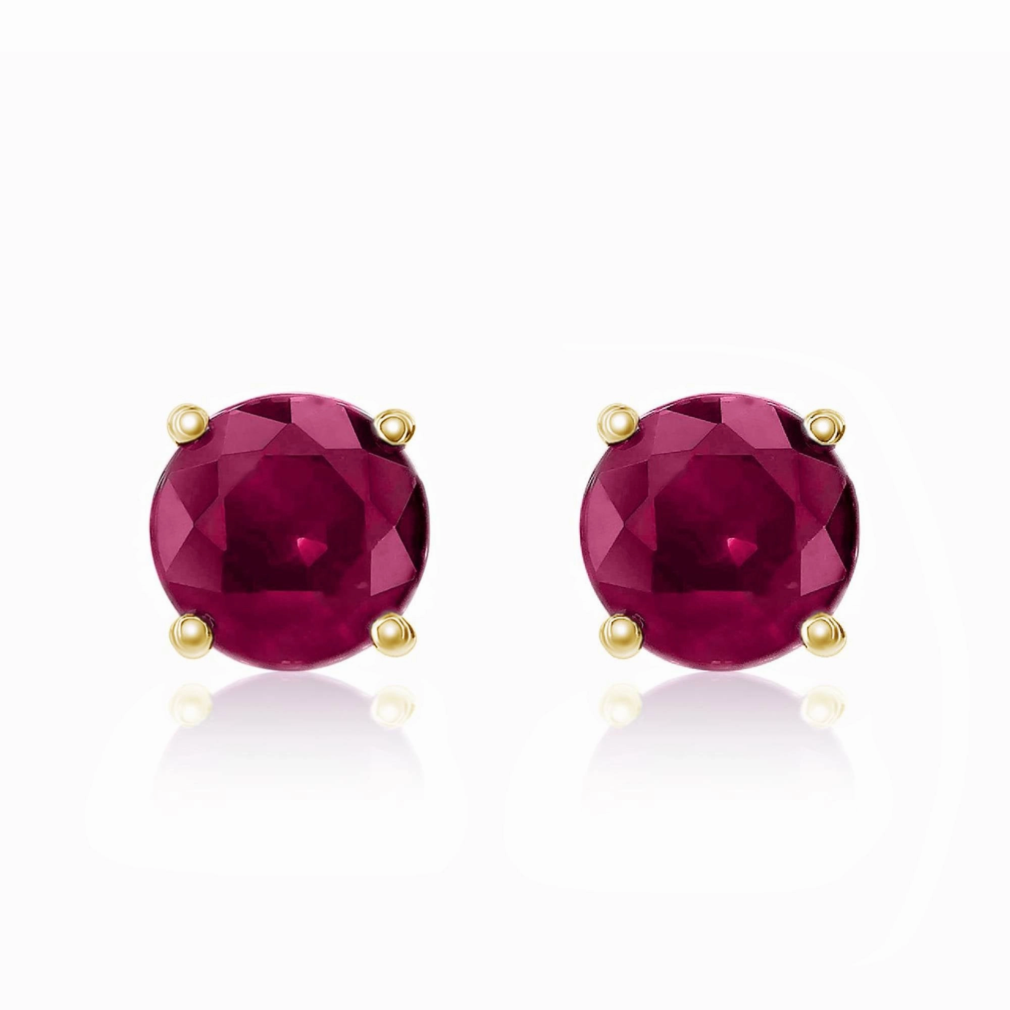 Smyth Jewelers Gold Gemstone Stud Earrings