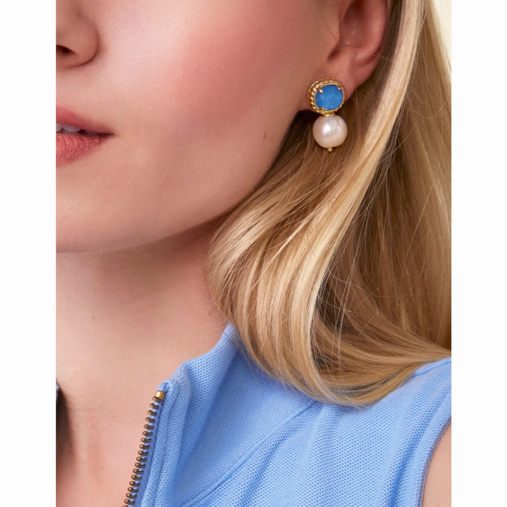 Spartina Karina Petite Pearl Drop Earrings