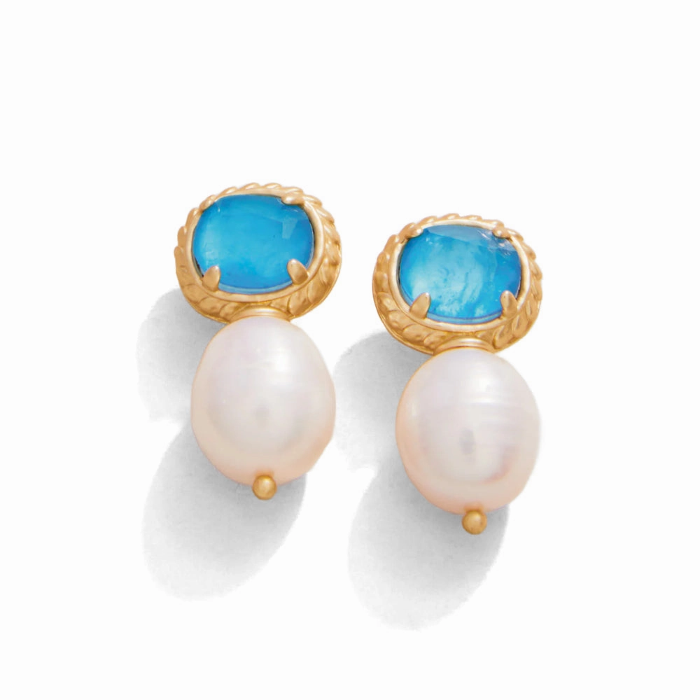 Spartina Karina Petite Pearl Drop Earrings