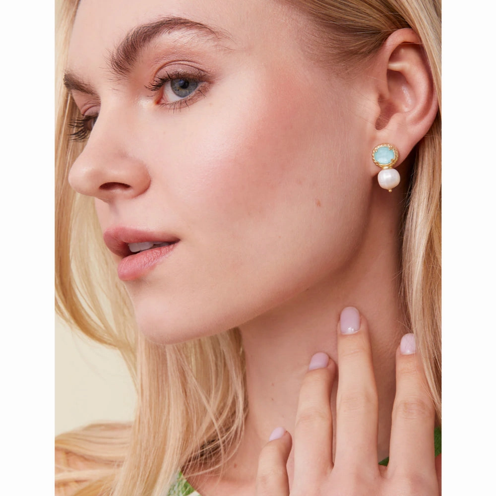 Spartina Karina Petite Pearl Drop Earrings