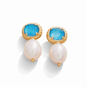Spartina Karina Petite Pearl Drop Earrings
