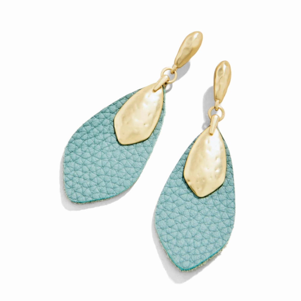 Spartina Leather Petal Earrings