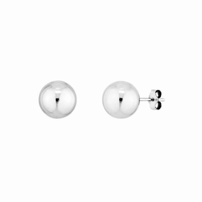 Sterling Silver Ball Stud Earrings