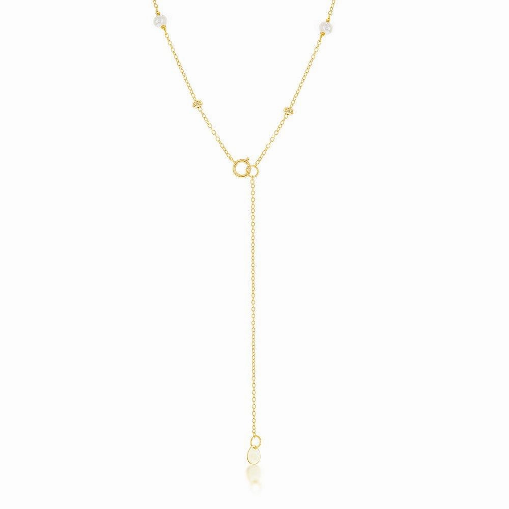 Sterling Silver FWP and Beads By The Yard Choker Necklace
