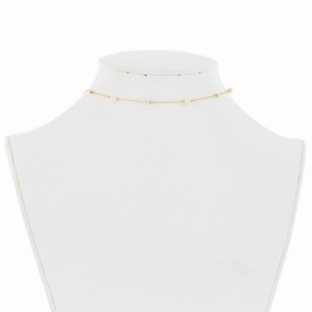 Sterling Silver FWP and Beads By The Yard Choker Necklace