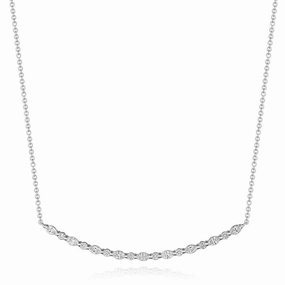 Tacori Stilla 18k Marquise and Round Diamond Necklace