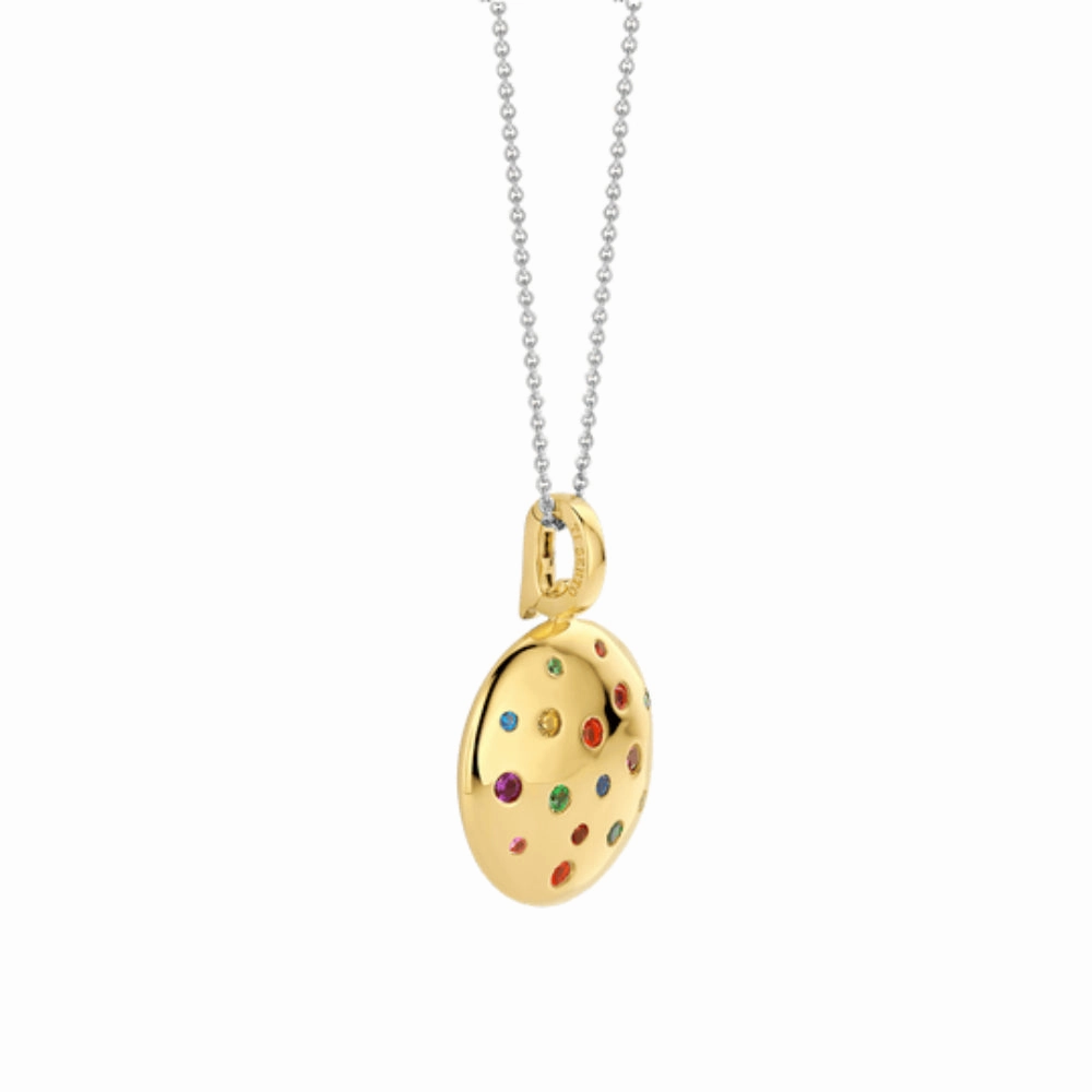 Ti Sento Multi-Color Stardust Pendant Necklace