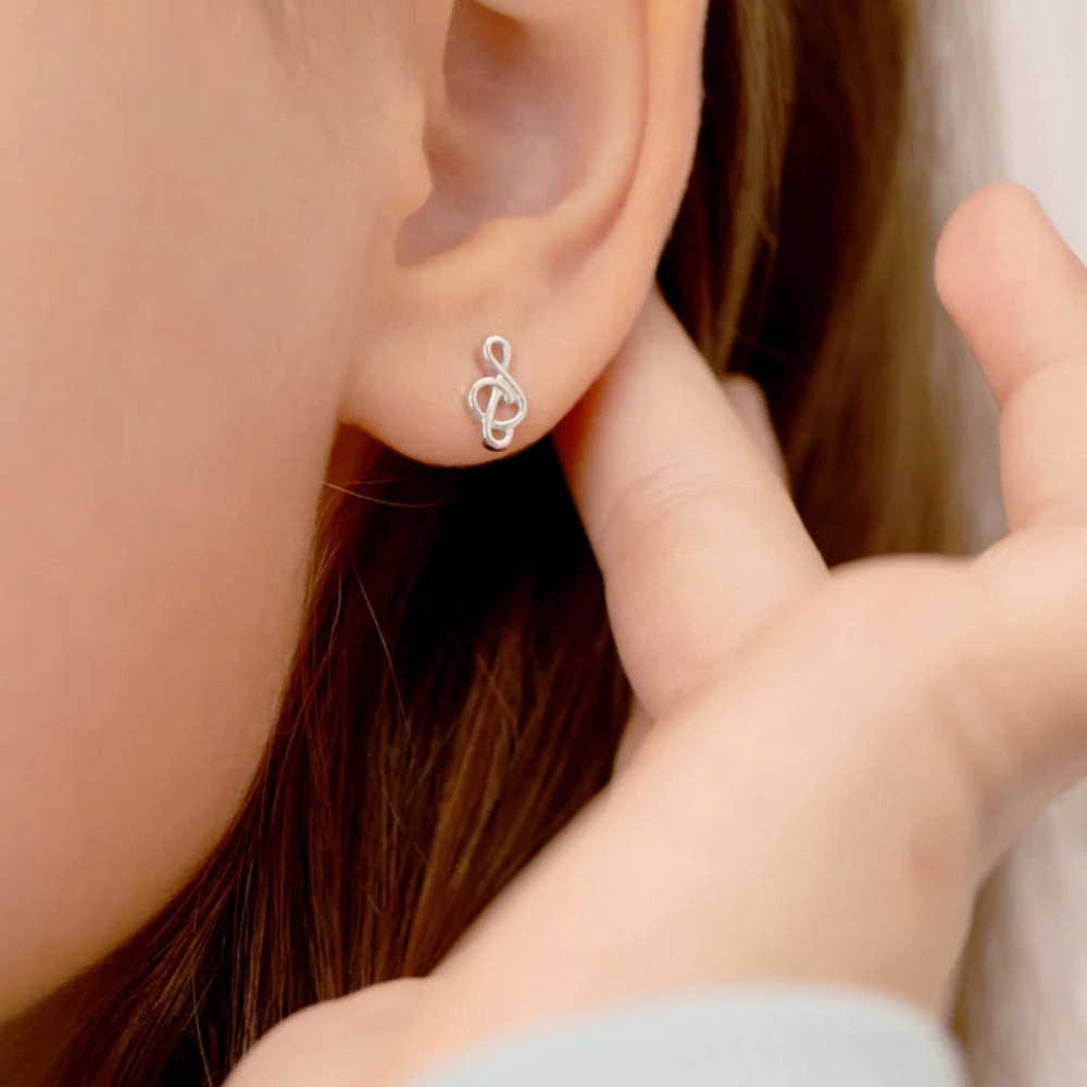 Treble Clef Girls Earrings