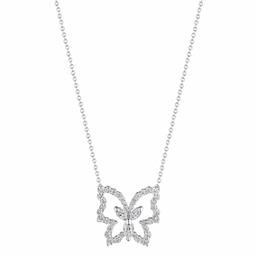 Verragio 18k Diamond Butterfly Pendant