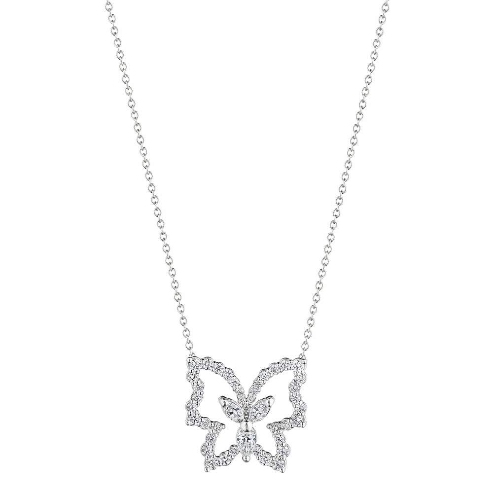 Verragio 18k Diamond Butterfly Pendant