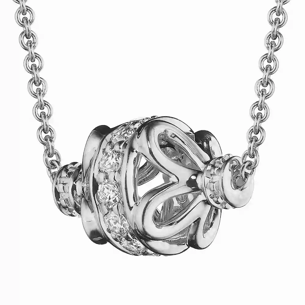 Verragio 18k Tiara Diamond Rondelle Necklace