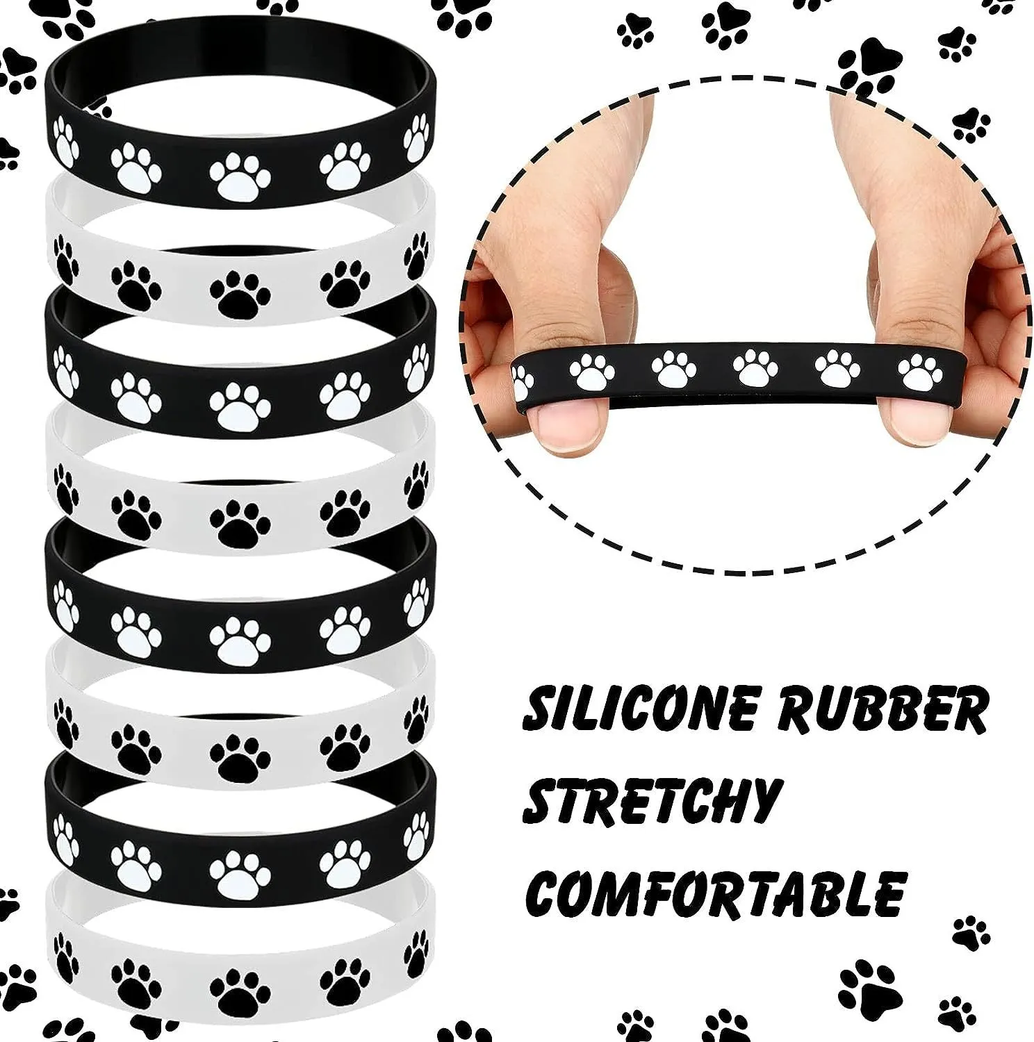 Wholesale 1000PCS Animal Caring Holiday Theme Party Event Silicone Bracelet