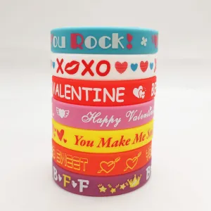 Wholesale 100pcs Silicone Bracelet