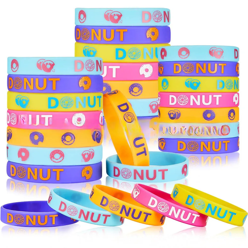 Wholesale 100PCS Space Theme Planet Galaxy Alien Spacecraft Silicone Bracelet