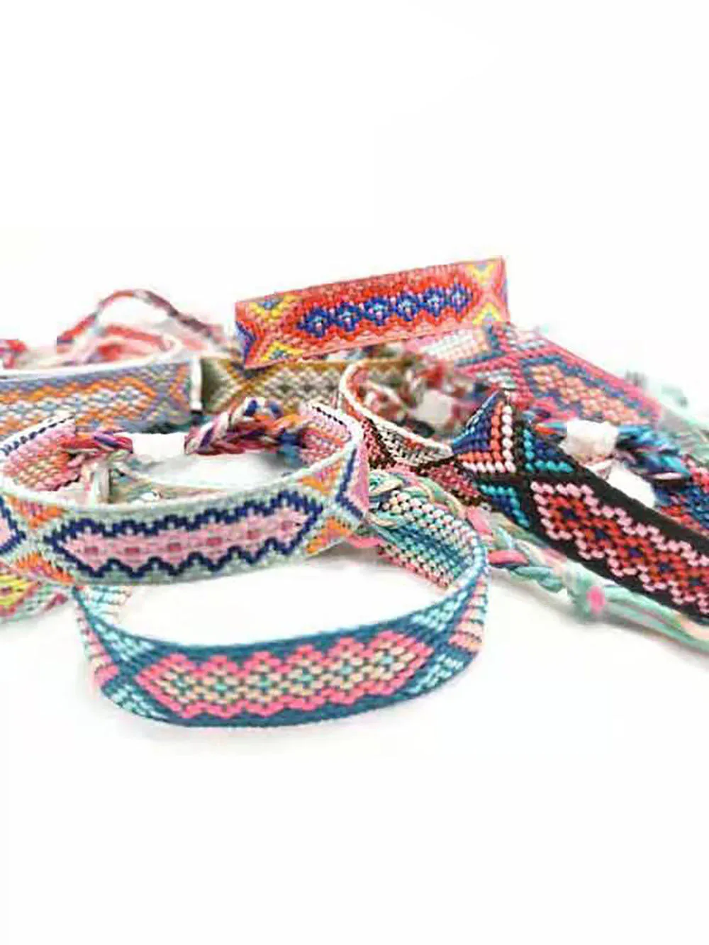 Wholesale 12pcs/set Hand Woven Aztec Friendship Bracelet