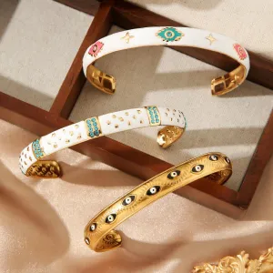 Wholesale 18K Gold Color Explosions Personality Fashion Retro Design Bracelet