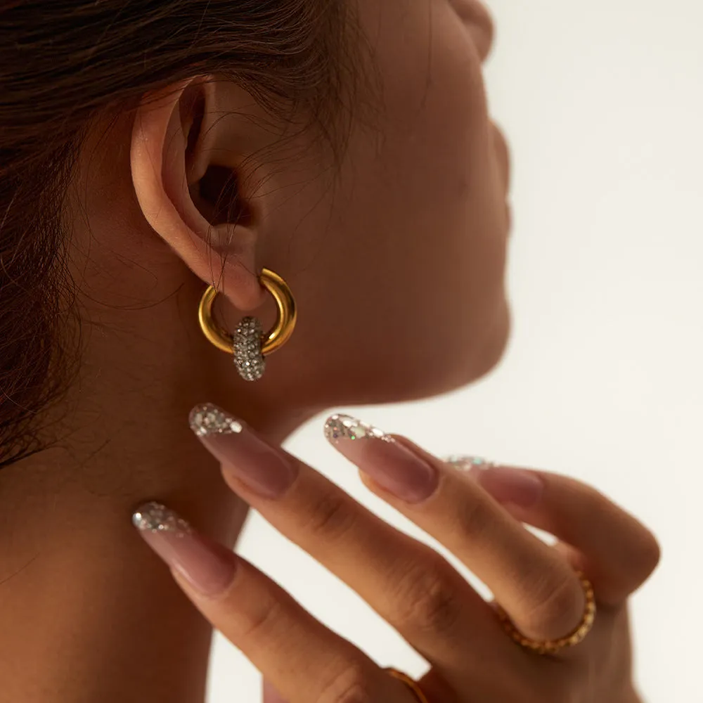 Wholesale 18K Gold Plated Stainless Steel Earrings