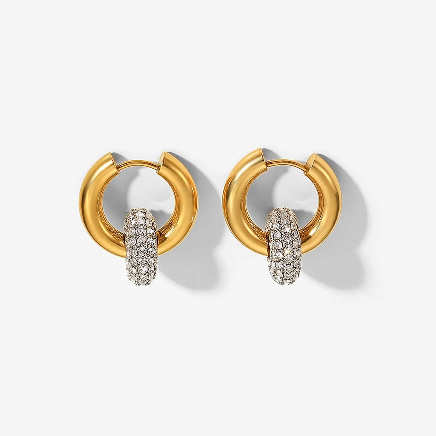 Wholesale 18K Gold Plated Stainless Steel Earrings