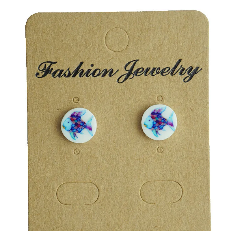 Wholesale 2 Pairs/Pack Teacher Acrylic Earrings for Back To School Season