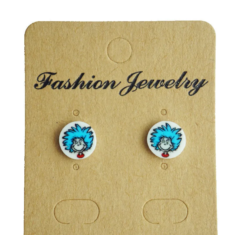 Wholesale 2 Pairs/Pack Teacher Acrylic Earrings for Back To School Season