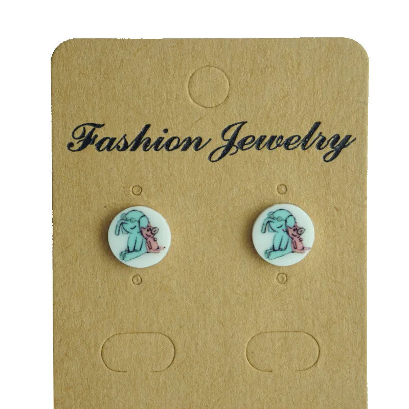 Wholesale 2 Pairs/Pack Teacher Acrylic Earrings for Back To School Season