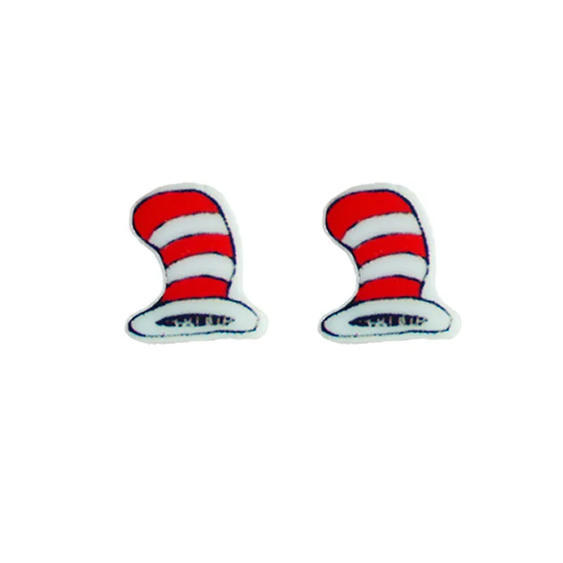Wholesale 2 Pairs/Pack Teacher Acrylic Earrings for Back To School Season
