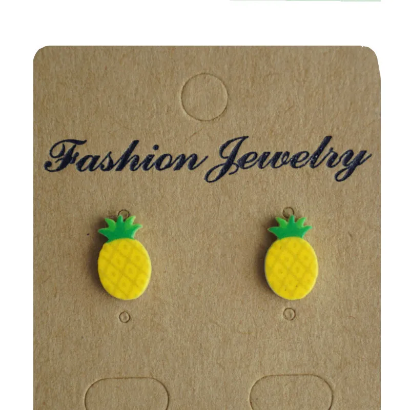 Wholesale 2 Pairs/Pack UFO Turtle Shell Strawberry Avocado Acrylic Earrings