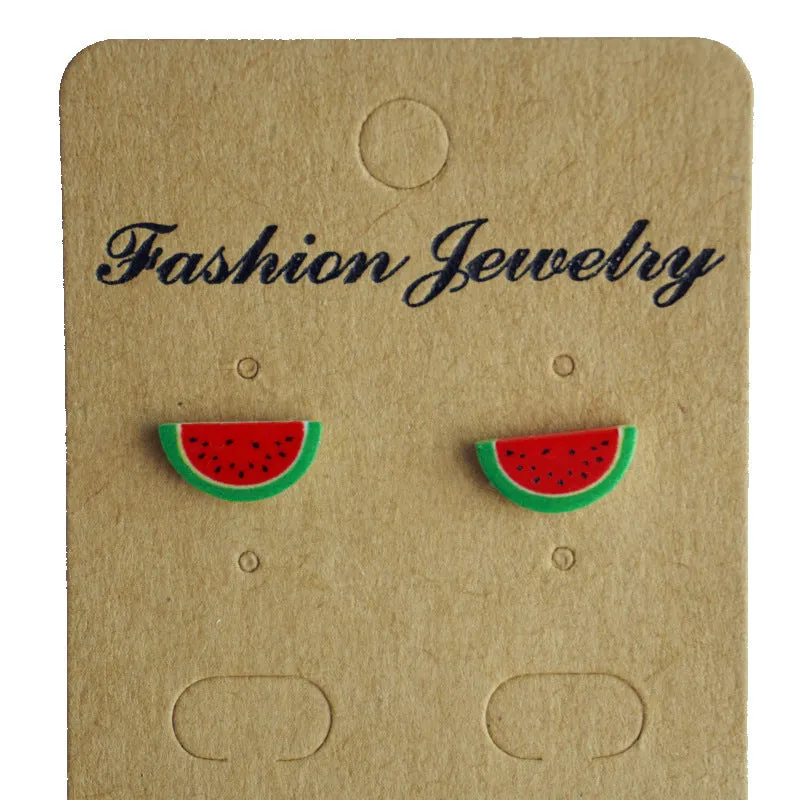 Wholesale 2 Pairs/Pack UFO Turtle Shell Strawberry Avocado Acrylic Earrings