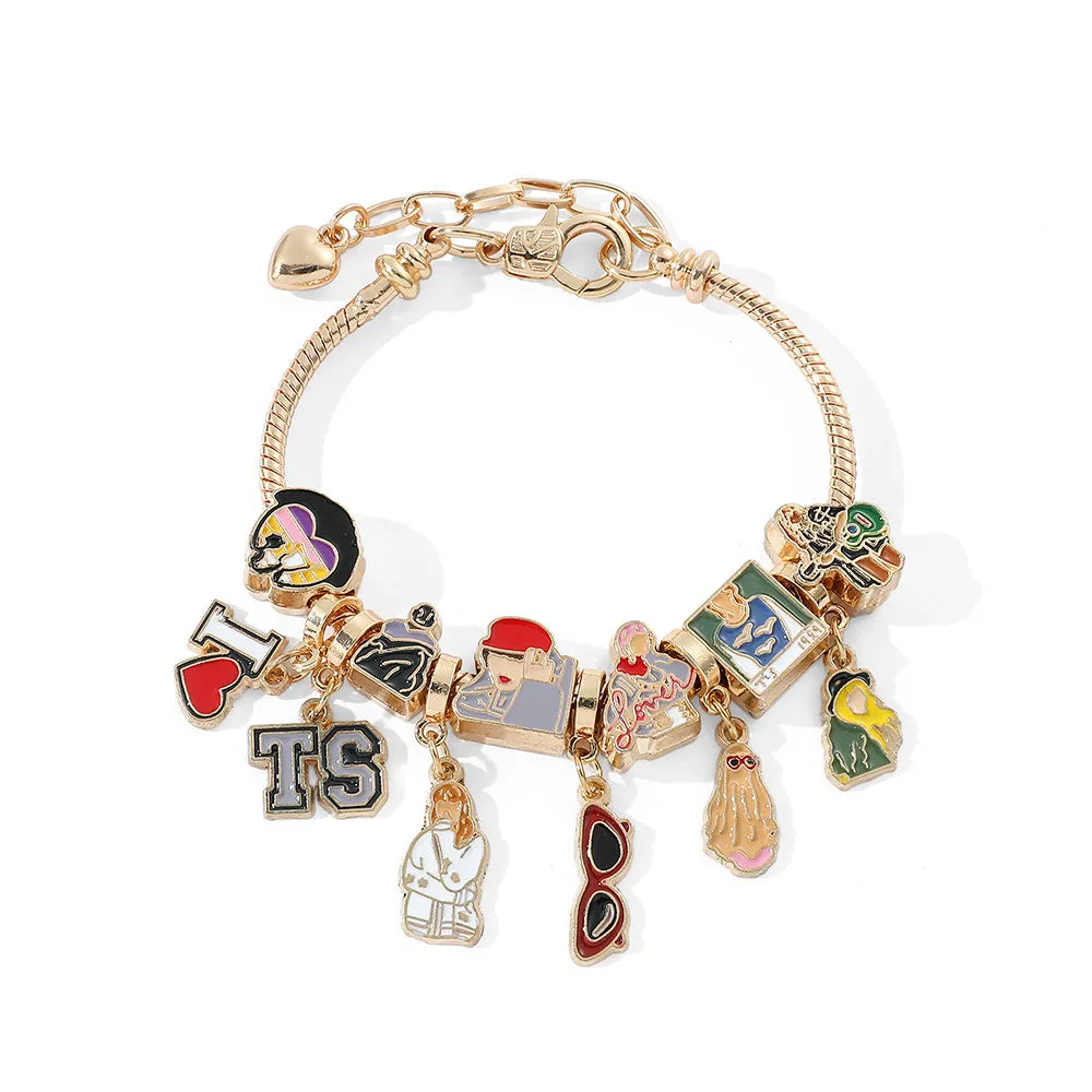 Wholesale 2PCS Diy Letter Alloy Bracelet